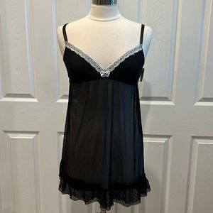 NWT Cosabella Amore Black Sheer Nightie Lingerie